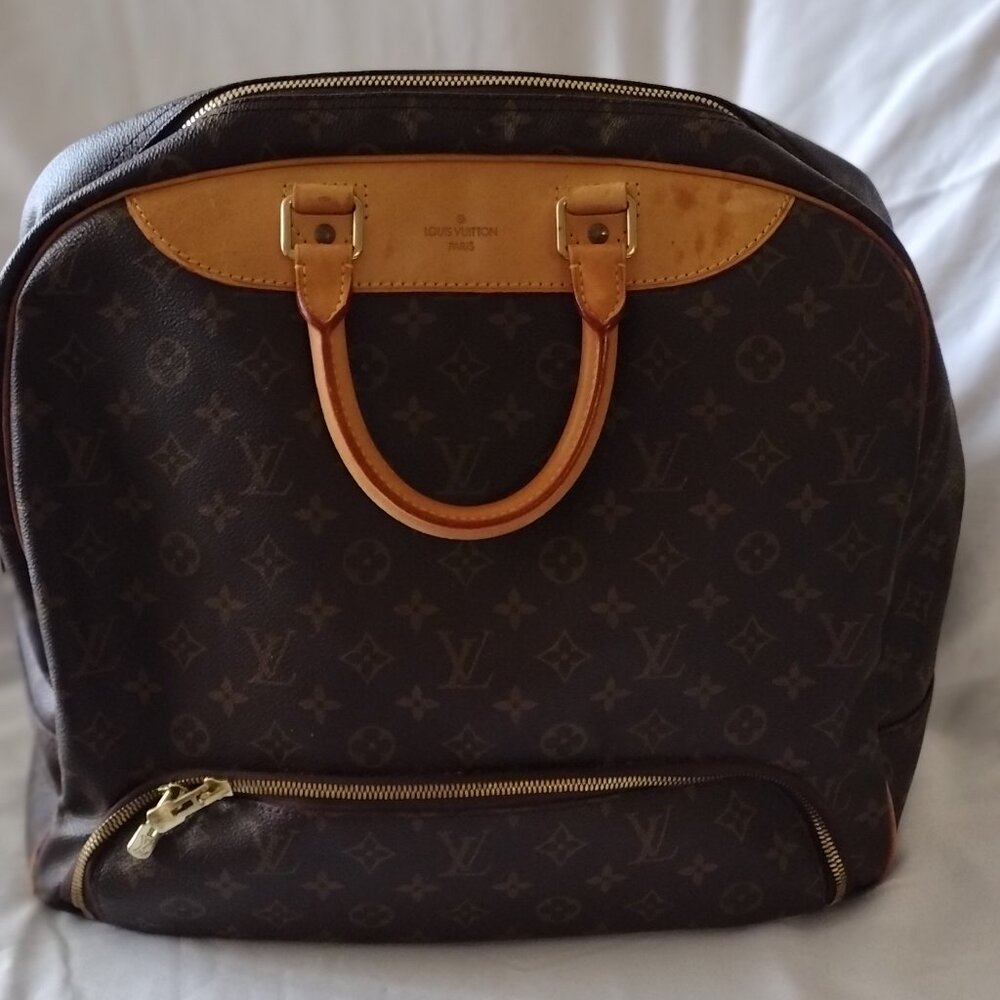 Louis Vuitton Evasion Monogram Sport Gym Bag Duffel Men Women
